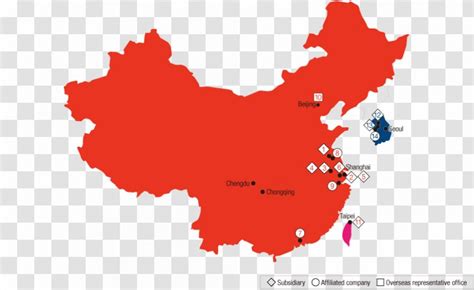 China Geely - Map Transparent PNG