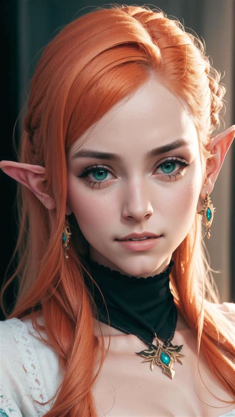 Dopamine Girl Portraiture Of Elf Fantasy Inspired Woman Adult