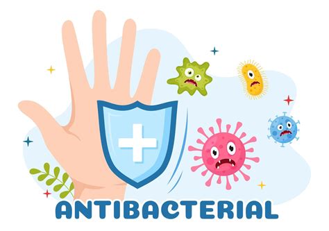 antibacteriano ilustración con Lavado manos virus infección y