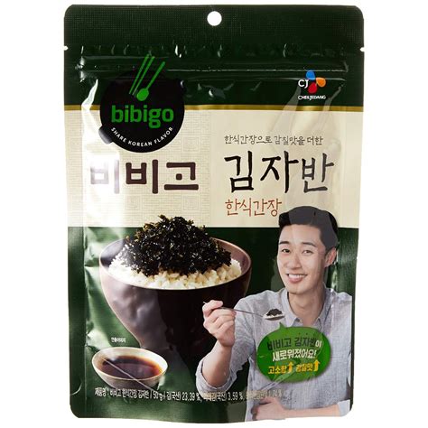 CJ Bibigo Korean Seaweed Flakes Soy Sauce Flavor 50g Shopee Singapore