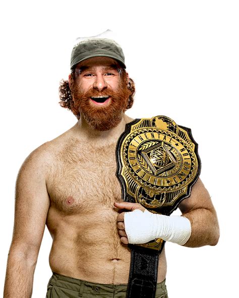 Sami Zayn Intercontinental Champion Custom PNG by DecentRenderz on ...