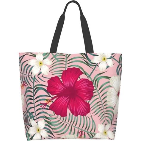 Sac Bandouli Re Fleurs Tropicales Avec Feuilles Sac Fourre Tout Pour