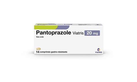 Pantoprazole Viatris 20 Mg Comprimé Gastro Résistant Boîte De 14