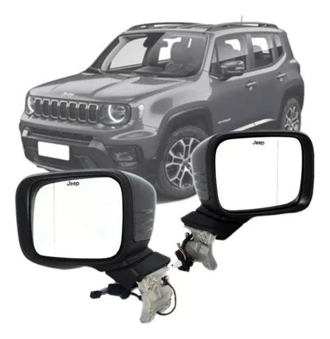 Par Retrovisor Jeep Renegade Cinza Grafite C Pisca