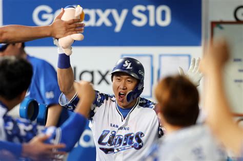 Sc현장리뷰 김동엽 3타점윤성환 5승 삼성 대구 Sk전 3연패 탈출 스포츠조선