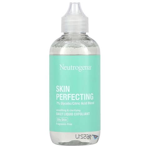 Neutrogena Skin Perfecting Daily Liquid Exfoliant Oily Skin Fragrance Free 4 Fl Oz 118 Ml