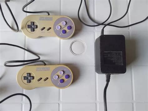 Lote Kit 2 Controles Fonte Bivolt Super Nintendo Snes MercadoLivre