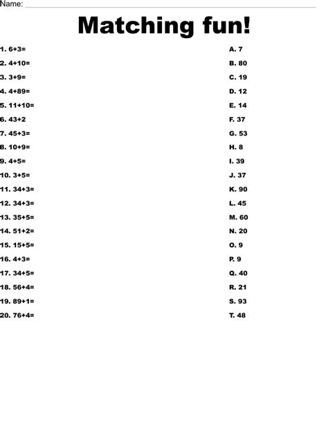 Multiplication And Division Fun Crossword Wordmint