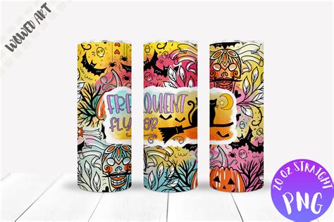 Halloween 20 Oz Skinny Tumbler Wrap Graphic By Wowed Art · Creative Fabrica