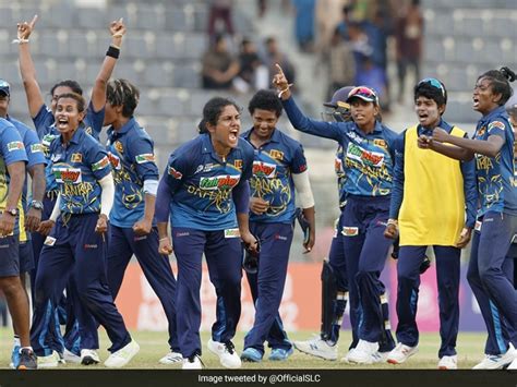 Women S Asia Cup Sri Lanka Steal 1 Run Win Against Pakistan Sets Up Title Clash Against India