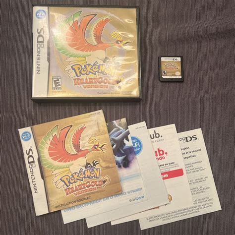 Pokemon Heartgold Version Ds Authentic Cib Rare Not For Resale