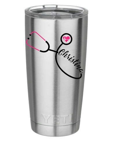 Rn Yeti Tumbler Decal Yeti Cup Decal By Opixelparadise On Etsy Decals