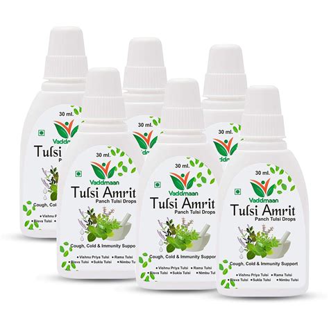 Buy Vaddmaan Tulsi Amrit Pack Of X Ml Panch Tulsi Ark Drops