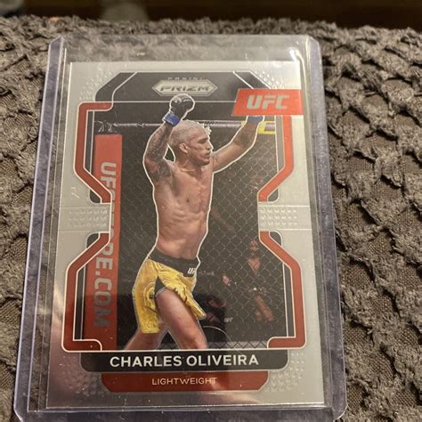 2022 Panini Prizm UFC Charles Oliveira Base 189 EBay