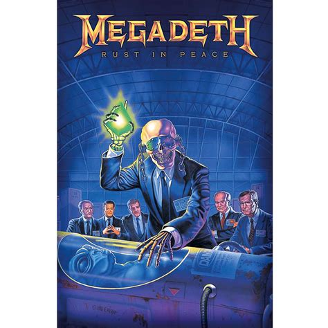 Brand New Megadeth Rust In Peace Premium Textile Poster Flag Etsy