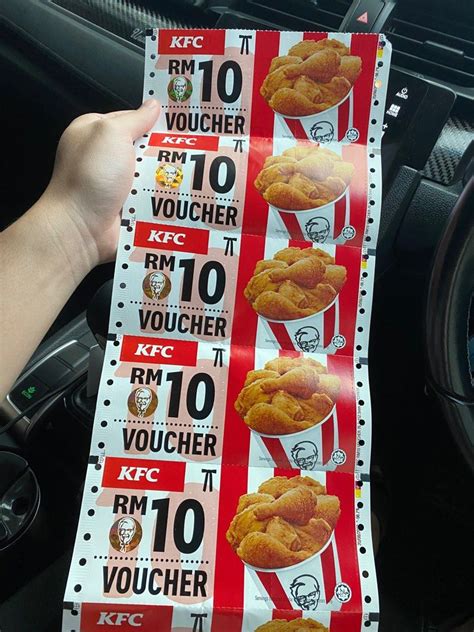 Kfc Voucher Tickets Vouchers Vouchers On Carousell