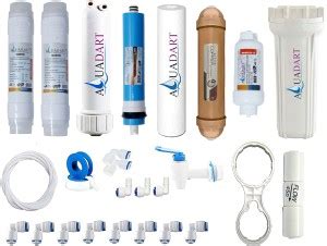 Aquadart Complete Ro Service Kit With Gpd Membrane Copper Filter