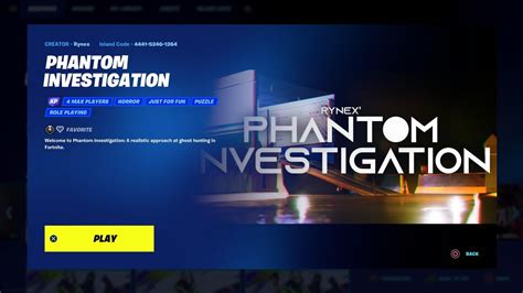 Phantom Investigation 10292022 Creator Rynex Fortnite Creative