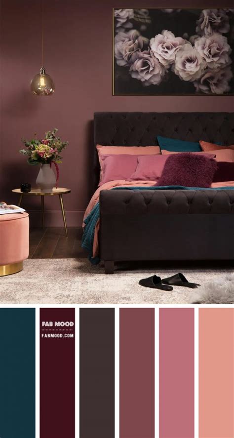 20 Best Bedroom Colour Combination Ideas Berry Tone Bedroom