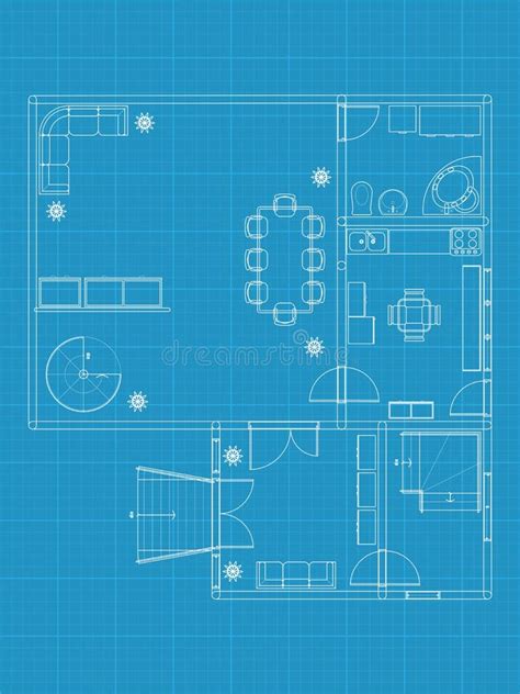 Building blueprints stock vector. Illustration of drawing - 23331781