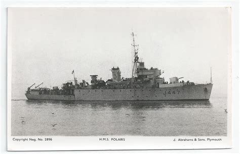 Royal Navy Algerine Class Minesweeper Postcards