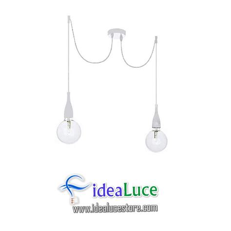 Lampadario Sospensione Ideal Lux Minimal SP2 BIANCO OPACO 112718