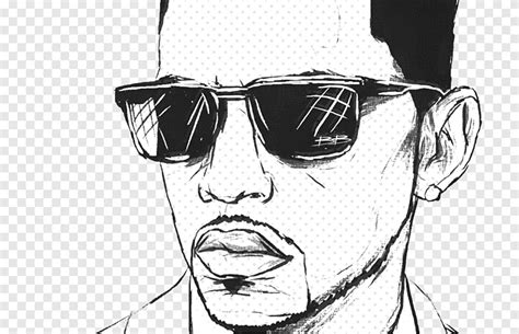 Sunglasses Nose Sketch Glasses White Face Png PNGEgg