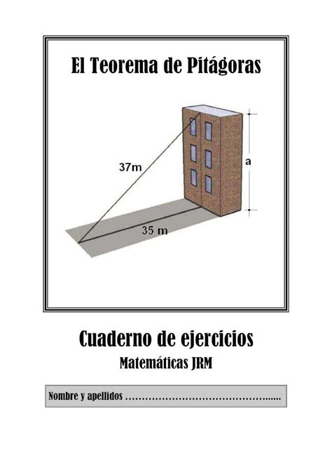 PDF El Teorema de Pitágoras Calcula el cuadrado de los tres lados