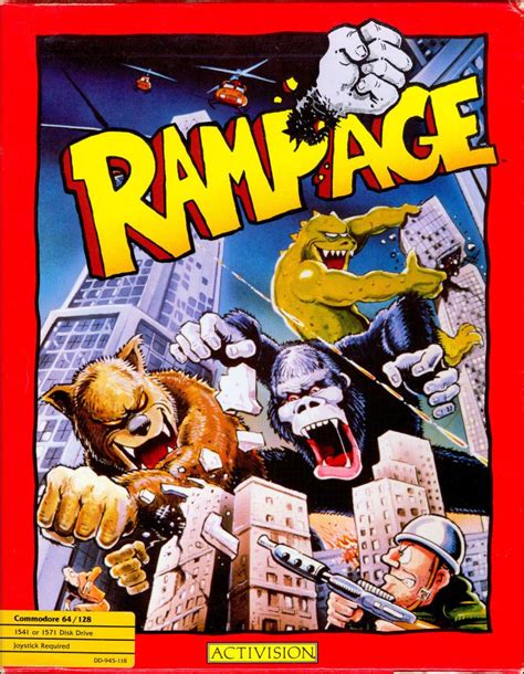 Rampage Game C64 - Higgibt