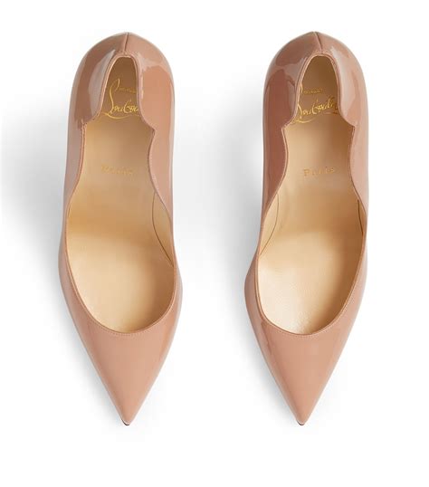 Christian Louboutin Nude Hot Chick Patent Leather Pumps Harrods Uk