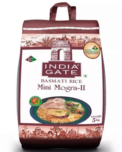 5 Kg India Gate Mini Mogra II Basmati Rice At Rs 360 Bag Basmati Rice