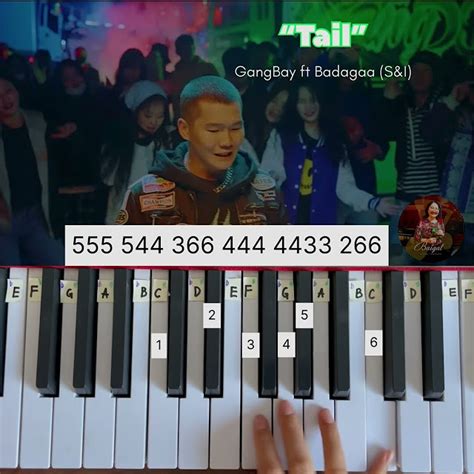 Gangbay Ft Badagaa Sandi “tail” Piano Tutorial Youtube