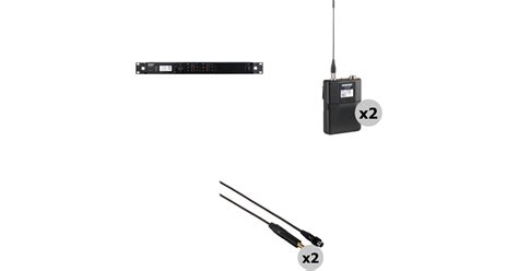 Shure ULX D Digital Wireless Bodypack Kit For 2 ULXD14D G50 B H