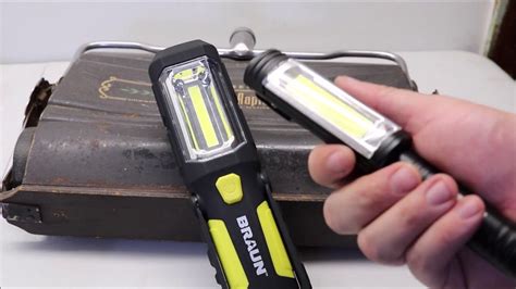 Harbor Freight Braun Folding Led Worklight Review Youtube