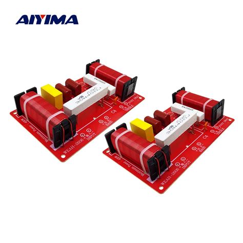 AIYIMA 2PCS 400W 2 Ways Audio Speaker Crossover Treble Bass Filter