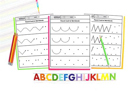 Pencil Control Workbook The Crafty Classroom