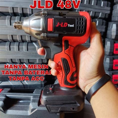 Jual Mesin Aja Jld Cordless Impact Wrench Jv88 48volt Tanpa Baterai Dan Cas Atau 560nm 98volt