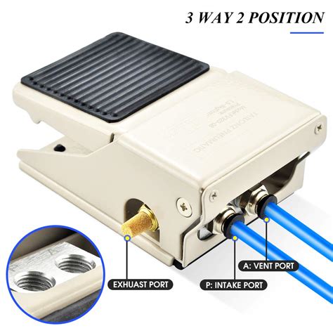 Tailonz Pneumatic Npt Pneumatic Foot Pedal Valve Kit Way