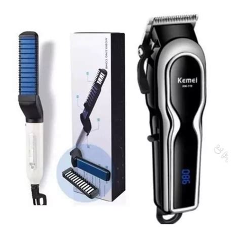 Kemei 119 Maquina Cortar Cabelo Barba Chapinha E Barba Frete grátis