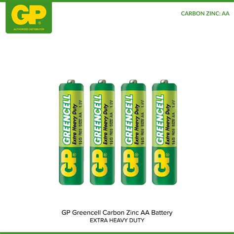 Gp Greencell Carbon Zinc Aa Batteries Pack Of Lazada Ph