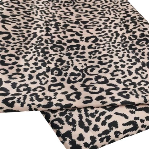 Stoff Mit Leopardenmuster Braune Farbe Leopardenmuster Tierischer