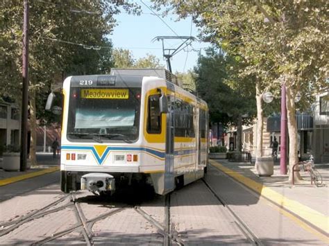 Sacramento Light Rail Light Rail America United States Of America