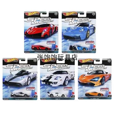 HOT WHEELS Premium Car Culture Set Speed Mechines Lamboghini McLaren 720s Porsche 911 Ford