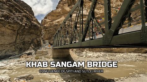 Khab Sangam Confluence Of Spiti And Sutlej Kinnaur Valley Spiti