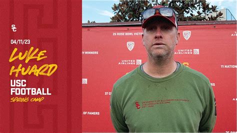 Usc Inside Wr Coach Luke Huard Spring Camp Practice No Youtube