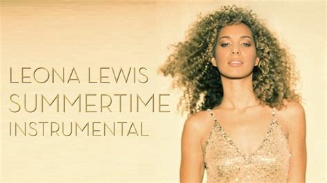 Leona Lewis Summertime Instrumental Youtube