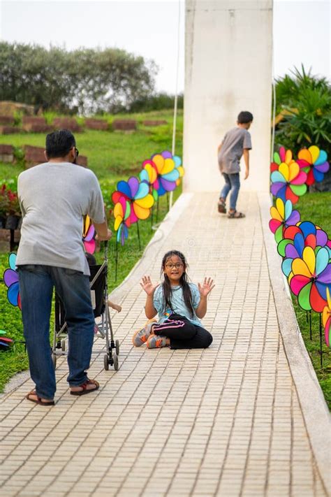 Family in the Park. Kids Having Fun Stock Photo - Image of colourful ...