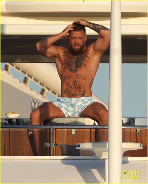 Conor McGregor Rubs Lemon Juice All Over Himself During A Yacht Day In