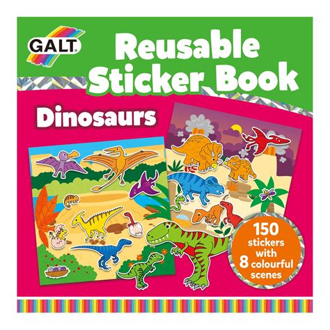 Reusable Sticker Books - Dinosaurs – Galt Toys UK