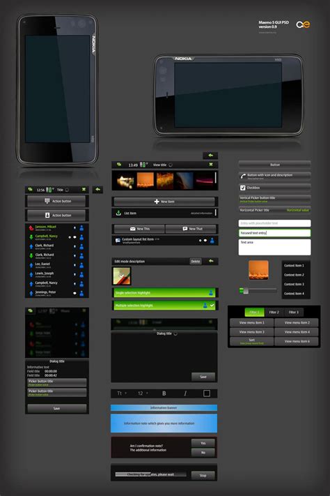 75 Gui Templates For Android And Ios Css Author